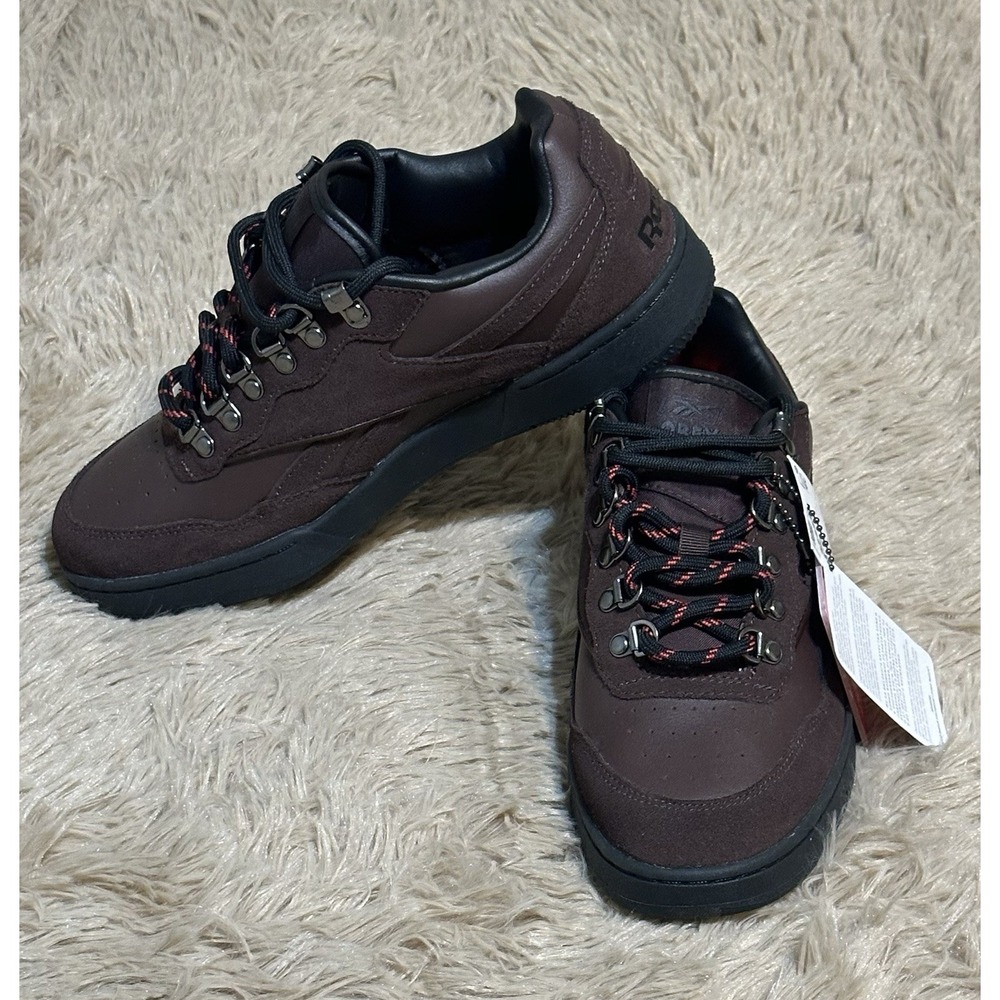 Reebok x OBEY BB 4000 II Brown Black Red Mens Sneakers 100220304 Size 7.5